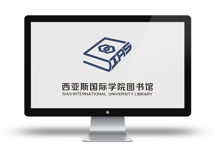 西亚斯国际学院图书馆标志